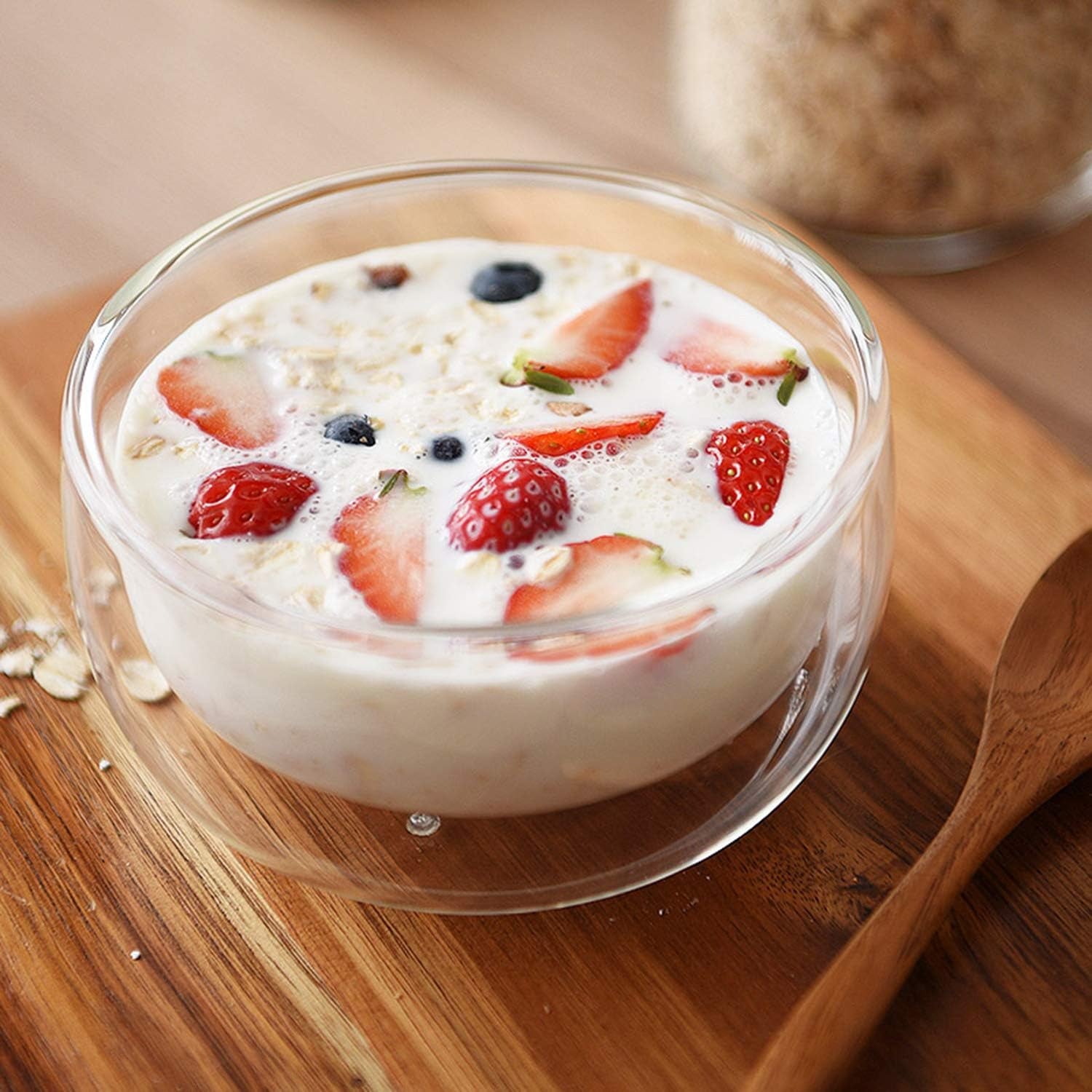 Lot de 6 Bols en Verre Double Paroi – 320 ml