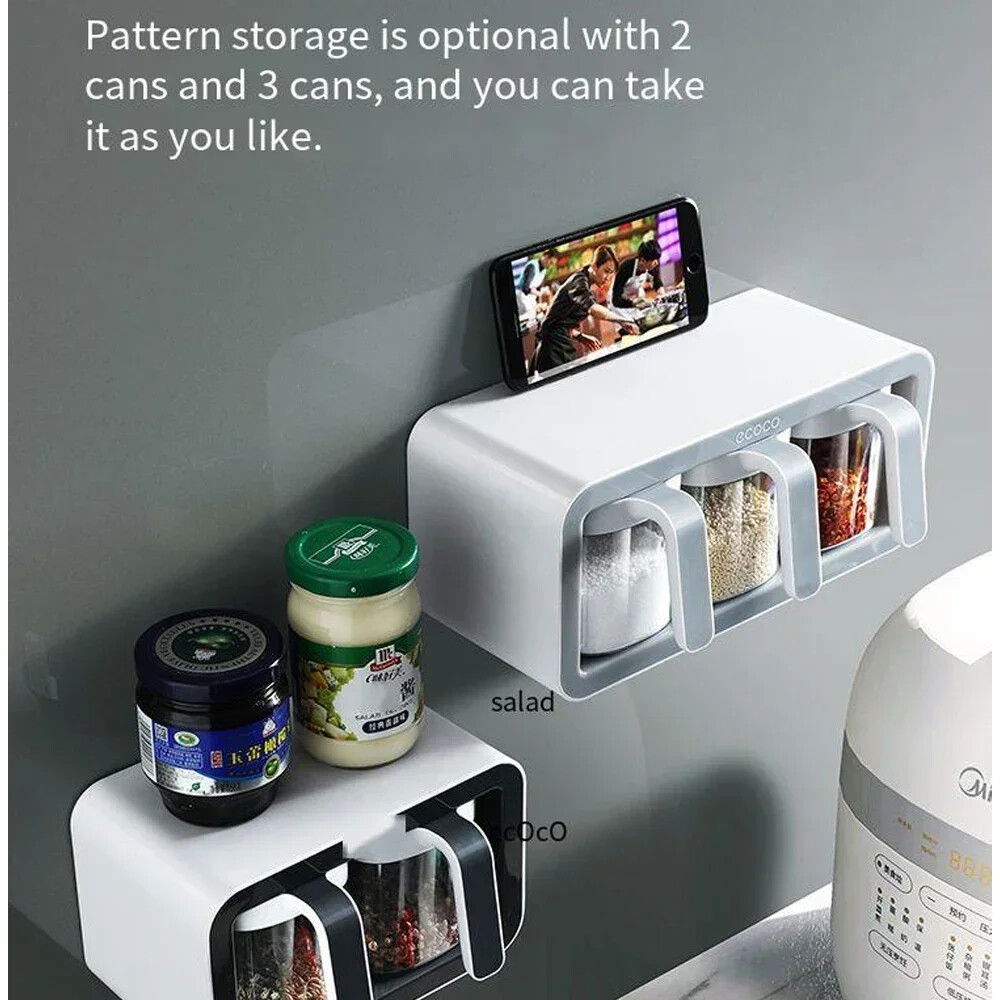 Organisateur d’épices pour la cuisine à 3 Boites ECOCO