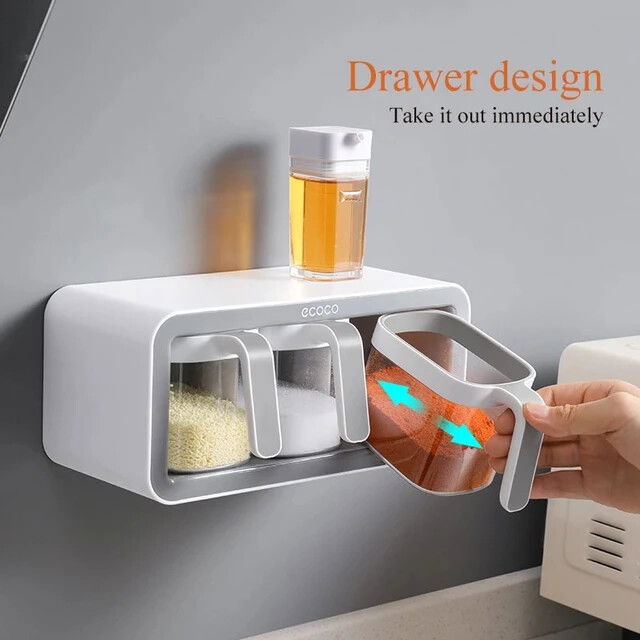 Organisateur d’épices pour la cuisine à 3 Boites ECOCO