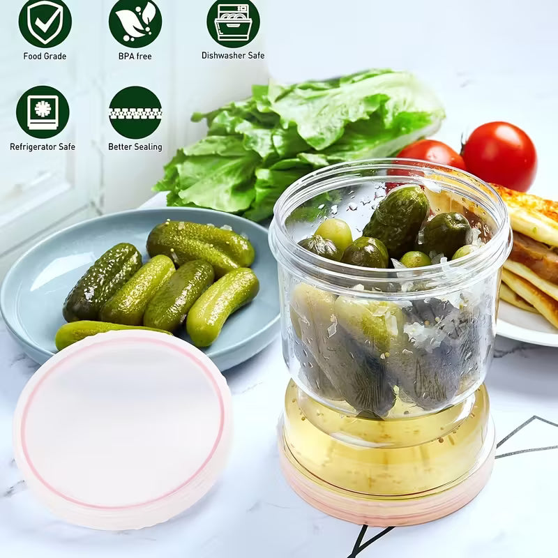 Lot de 3 Bols Sablier pour Olives & Cornichons avec Passoire